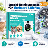 (50% OFF) Waschmaschinen-Reiniger für Tierhaushalte – 24 Tabs