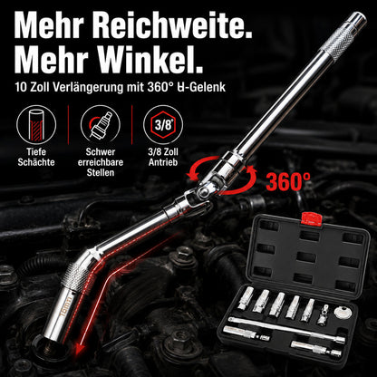(50% Rabatt) 10-tlg. Magnet-Zündkerzen-Stecknuss-Set