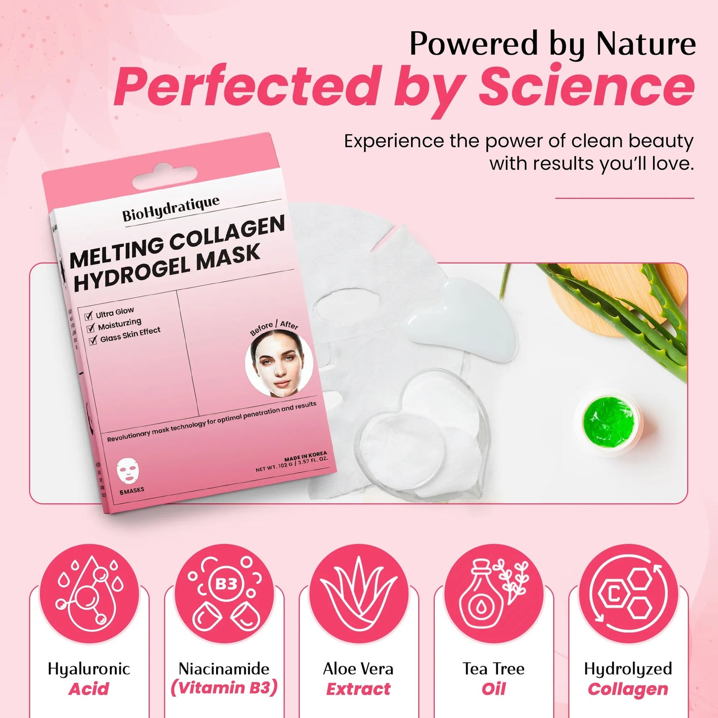(50% OFF) Melting Collagen Hydrogel Mask