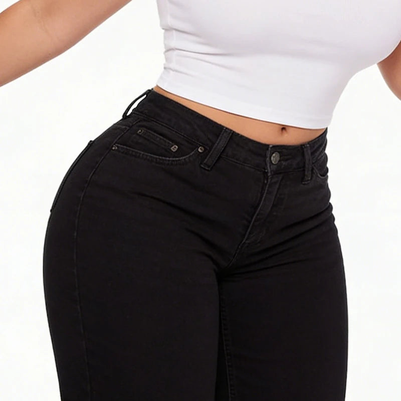 (50% OFF) High Waist Wide Leg Jeans