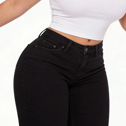 (50% OFF) High Waist Wide Leg Jeans